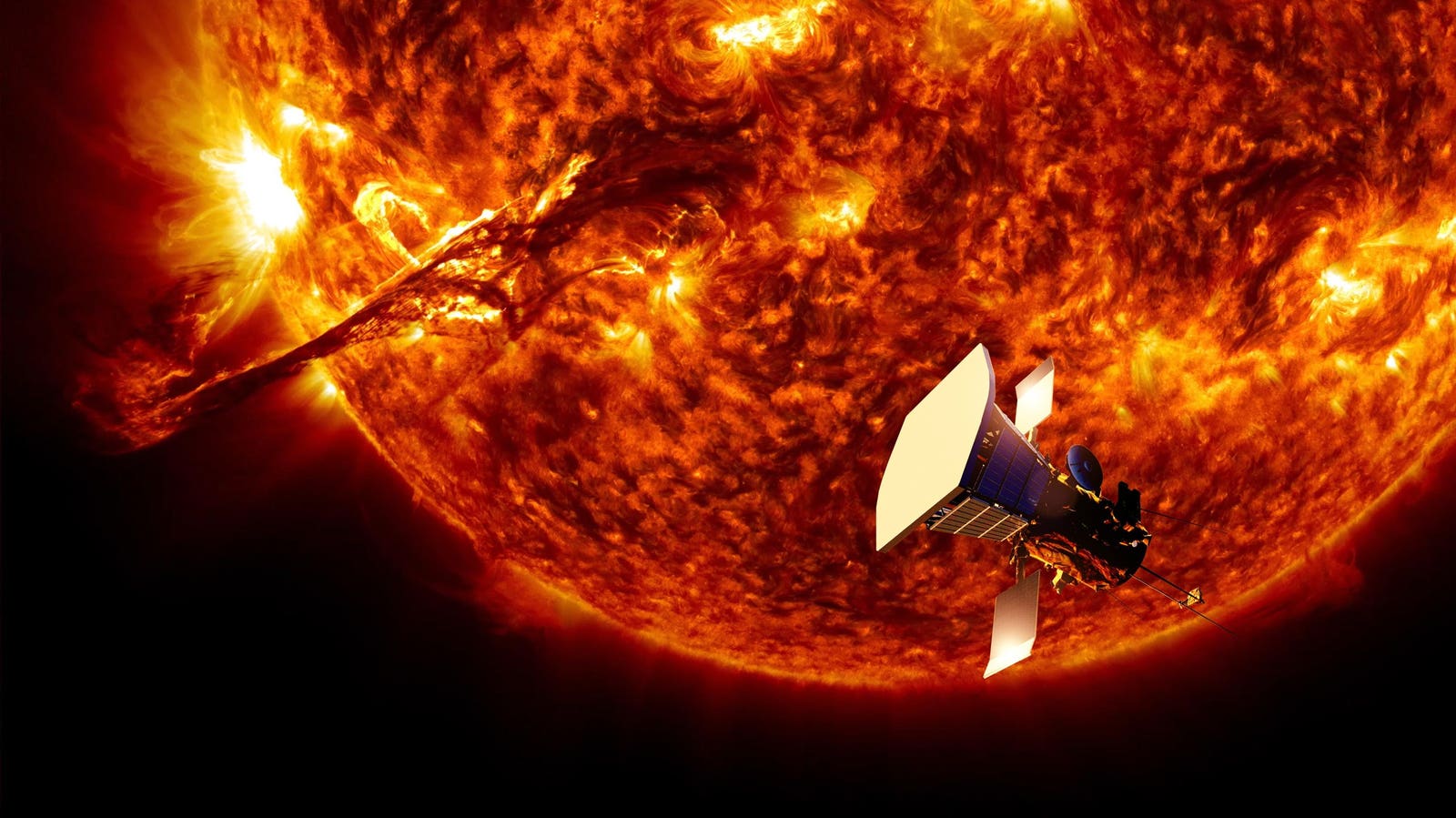 The spacecraft survives reaching 95% of the way to the Sun, NASA says